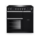 Rangemaster PR90EIPCBL/CM1 - Black Range Cooker - 147L