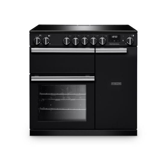 Rangemaster PR90EIPCBL/CM1 - Black Range Cooker - 147L