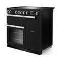 Rangemaster PR90EIPCBL/CM1 - Black Range Cooker - 147L