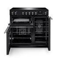 Rangemaster PR90EIPCBL/CM1 - Black Range Cooker - 147L