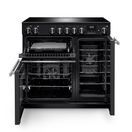 Rangemaster PR90EIPCBL/CM1 - Black Range Cooker - 147L