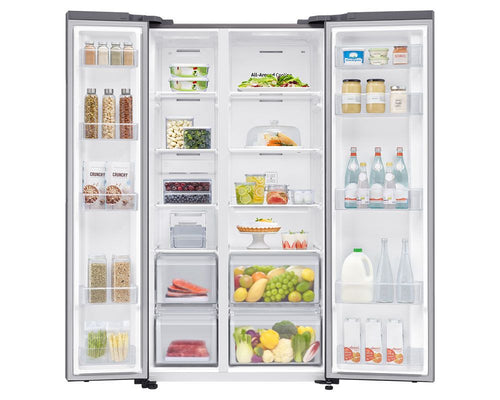 Samsung RS62DG5003S9EU - Silver American Fridge Freezer - 655L - E Energy