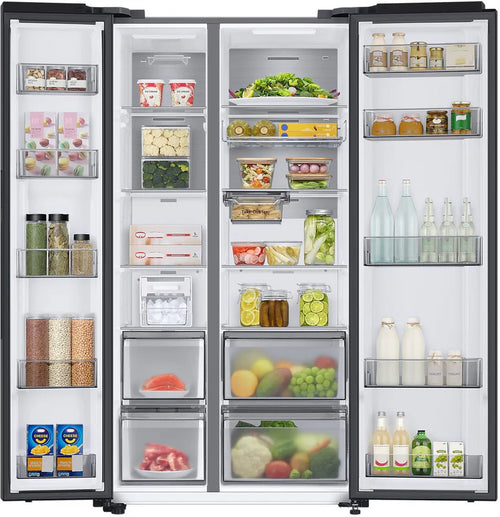 Samsung RS66DG815CB1EU - Black American Fridge Freezer - 409L/243L - C Rated