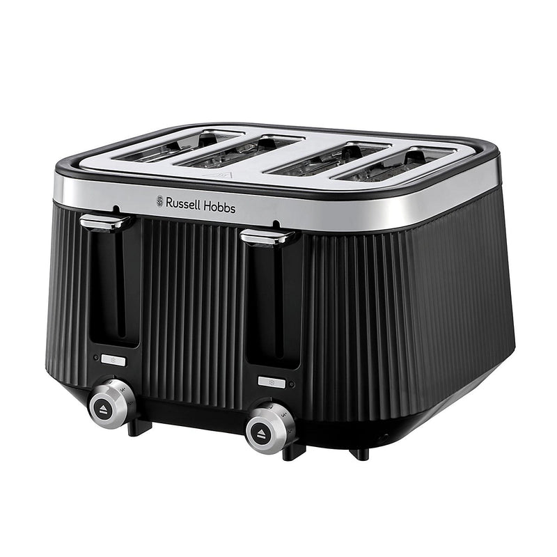 Russell Hobbs 26770 - Black 4 Slice Toaster