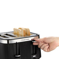 Russell Hobbs 26770 - Black 4 Slice Toaster