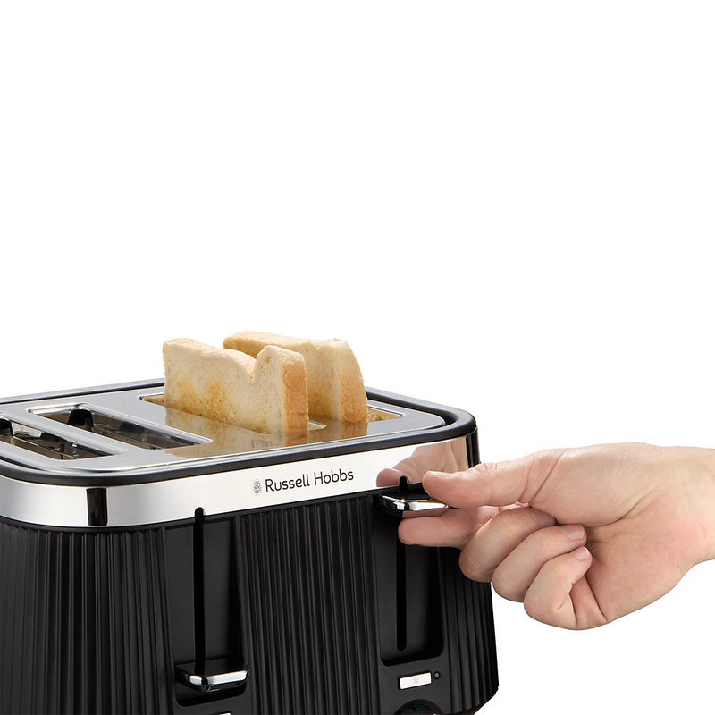 Russell Hobbs 26770 - Black 4 Slice Toaster