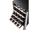 Hisense RW17W4NWG0 - Stainless steel 46 Bottle Capacity Frost Free Wine Cooler - G energy