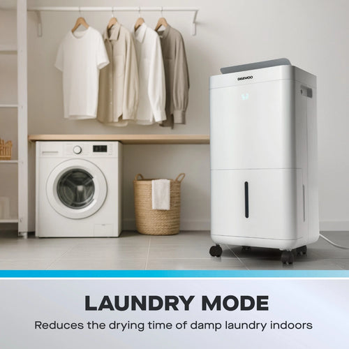 Daewoo COL1671GE - White 16L Dehumidifier with Air Purifier