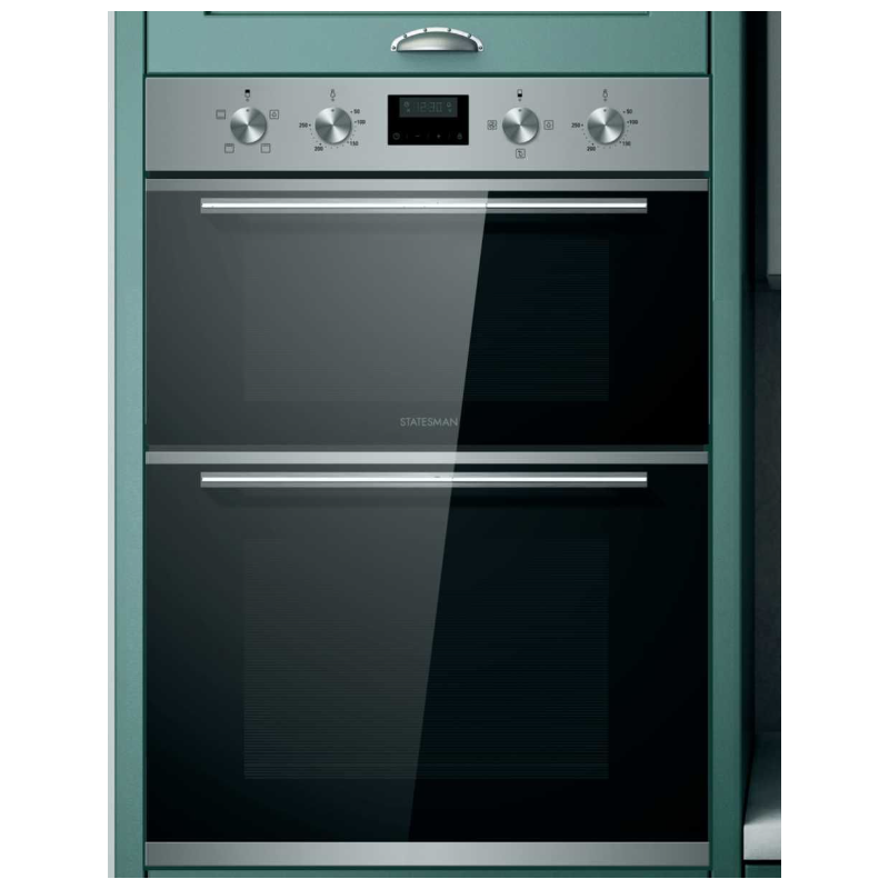 Statesman BDM373SS - Stainless steel Built in Electric Double Oven - B energy