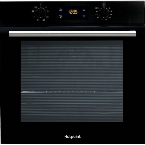 Hotpoint SA2 540 H BL - Black Built in Electric Single Oven - Steam Assisted cleaning - A energy