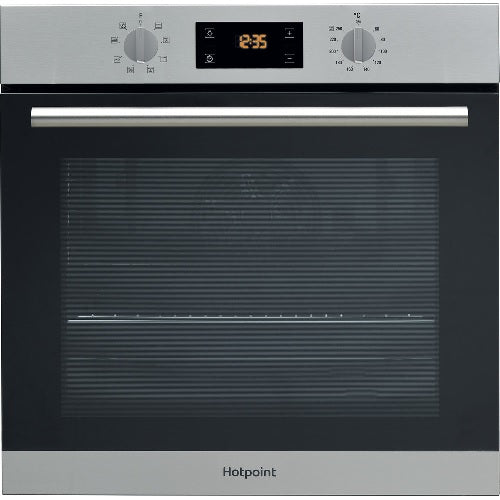 Hotpoint SA2 540 H IX - Stainless steel Built in Electric Single Oven - Steam Assisted cleaning - A energy