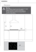 Cata UBTCC60LC.1 - 4 Zone Electric Hob - Display