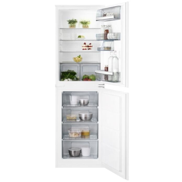 AEG SCB718F3LS - Integrated Low Frost Fridge Freezer - F energy