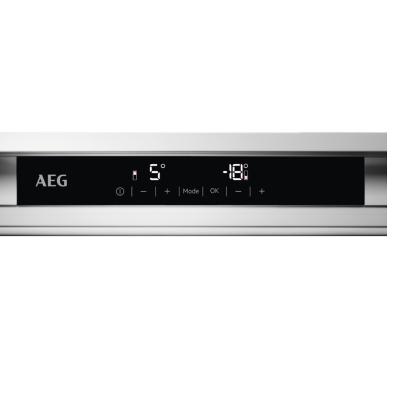 AEG SCE818E6NS - Integrated Frost Free Fridge Freezer - E energy