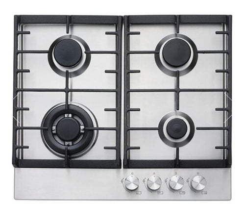 Teknix SCGH61X - Stainless steel 4 Zone Gas Hob