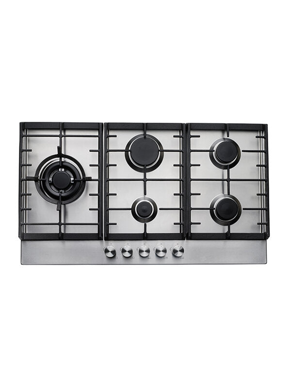 Teknix SCGH91X - Stainless steel 5 Zone Gas Hob