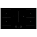 Teknix SCIH90SW - Black 6 Zone Induction Hob