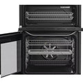 Hotpoint HDE6VDCAX - Inox 60cm Electric Double Cooker - 75L Capacity