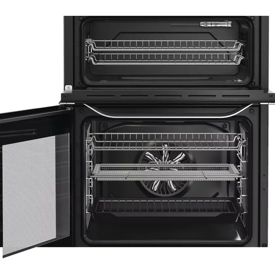 Hotpoint HDE6VDCAX - Inox 60cm Electric Double Cooker - 75L Capacity