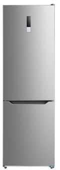 Midea  MDRB424FGD02O - Silver Freestanding 70/30 Frost Free Fridge Freezer - D energy