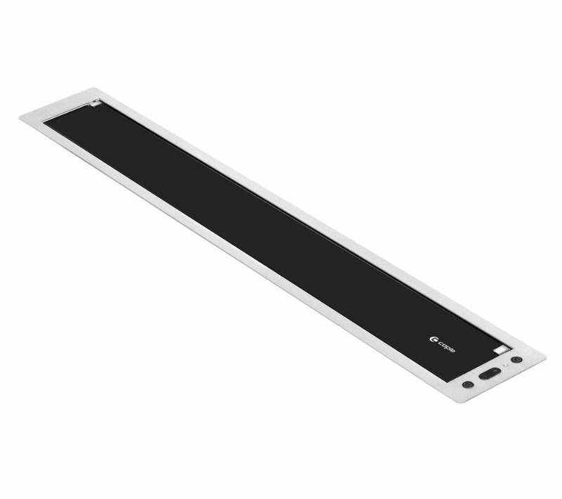 Caple PLASDD903BK 84.5cm Flip Downdraft Extractor - Black