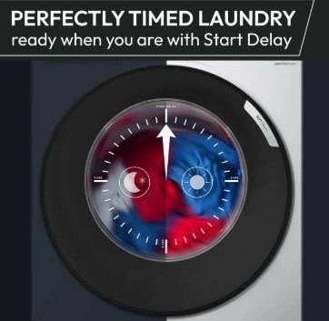 Hoover H-WASH 300 PRO HBWS 484DMBW5-80 - White 8KG Integrated Washing Machine - 1400 RPM - A Rated