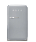 Smeg FAB5RSV6 - Silver 50s Style Minibar Fridge - 72cm - E Energy Rating