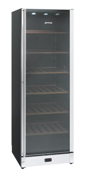 Smeg SCV115A - Stainless steel 197 Bottle Capacity Wine Cooler - G energy