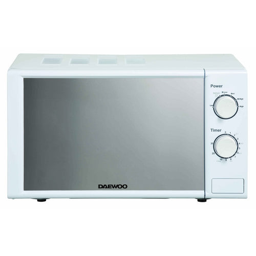 Daewoo SDA2084GE - White Freestanding Microwave - Display