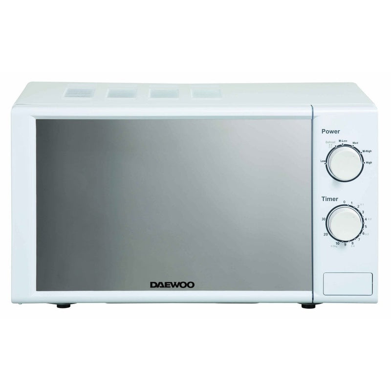Daewoo SDA2084GE - White Freestanding Microwave - Display
