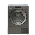 Hoover BATD H7A1TCER-80 - Anthracite & Chrome 7KG Integrated Heat Pump Tumble Dryer - WiFi Connected - A+ Energy Rating