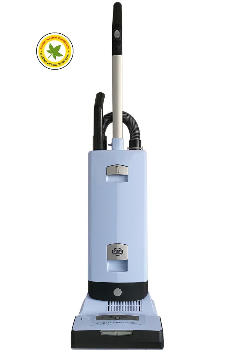SEBO Automatic X7 - Pastel Blue Vacuum Cleaner - S-Class Filtration