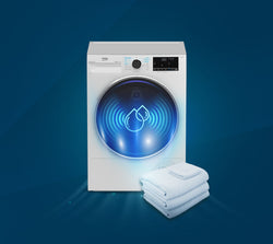 Sensor drying laundry feature background