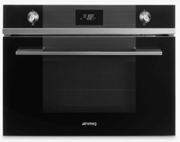 Smeg SF4101MCN1 - Black Built in Electric Microwave