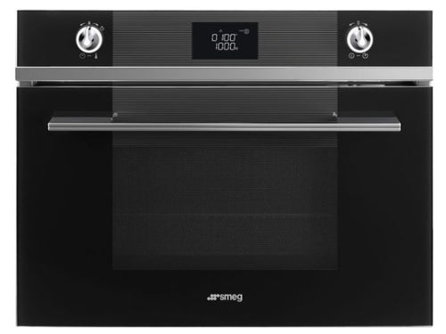 Smeg SF4102MCN - Black Built in Electric Microwave