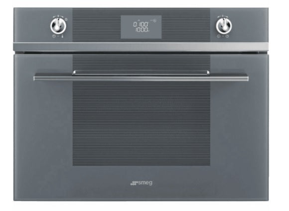 Smeg SF4102MCS - Silver Built in Electric Microwave