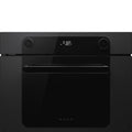 Smeg SF4201MCBI - Black Combination Microwave Oven - 45cm