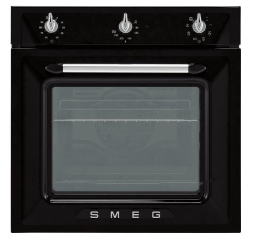 Smeg SF6905N1 - Black Built in Electric Single Oven - A energy