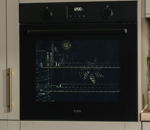 CDA SC500BL - Black Single Oven - 76L Capacity - A Rated