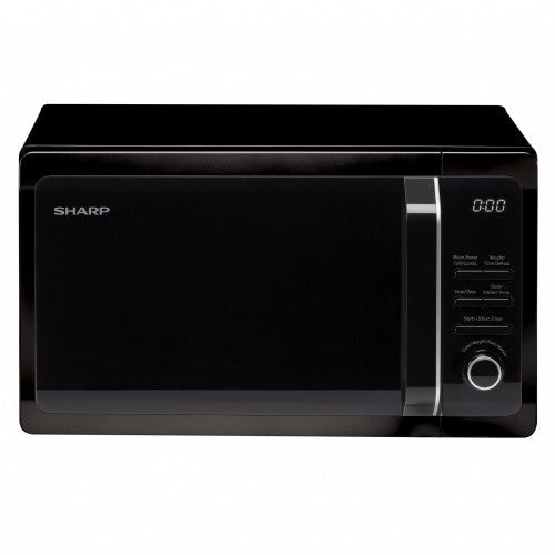 SHARP R664KM - Black 20L Microwave with Grill - 800W - 5 Power Levels