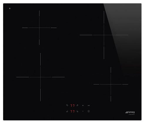 Smeg SI2641D - Black 4 Zone Electric Hob - Display