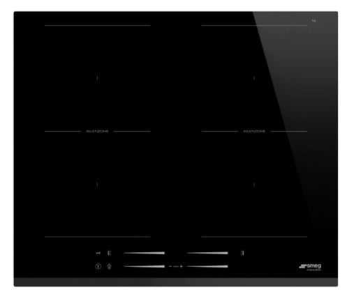 Smeg SI2M7643B - Black 4 Zone Induction Hob