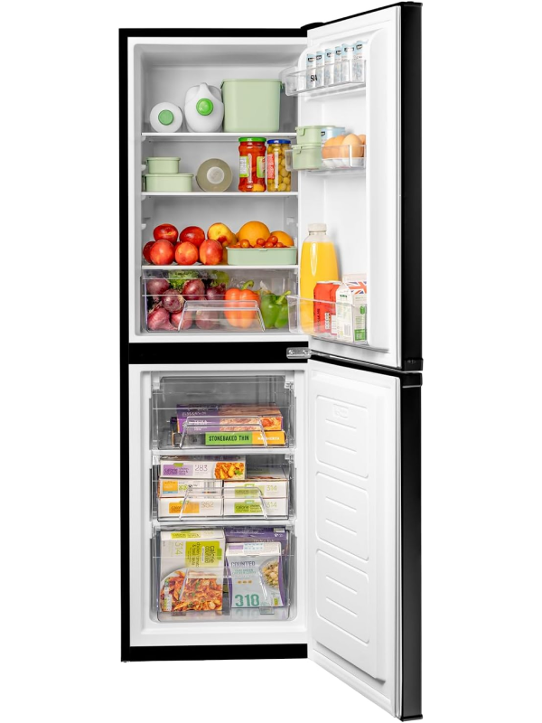 Sia SFF15050BLE - Black Freestanding 50/50 Fridge Freezer - E energy