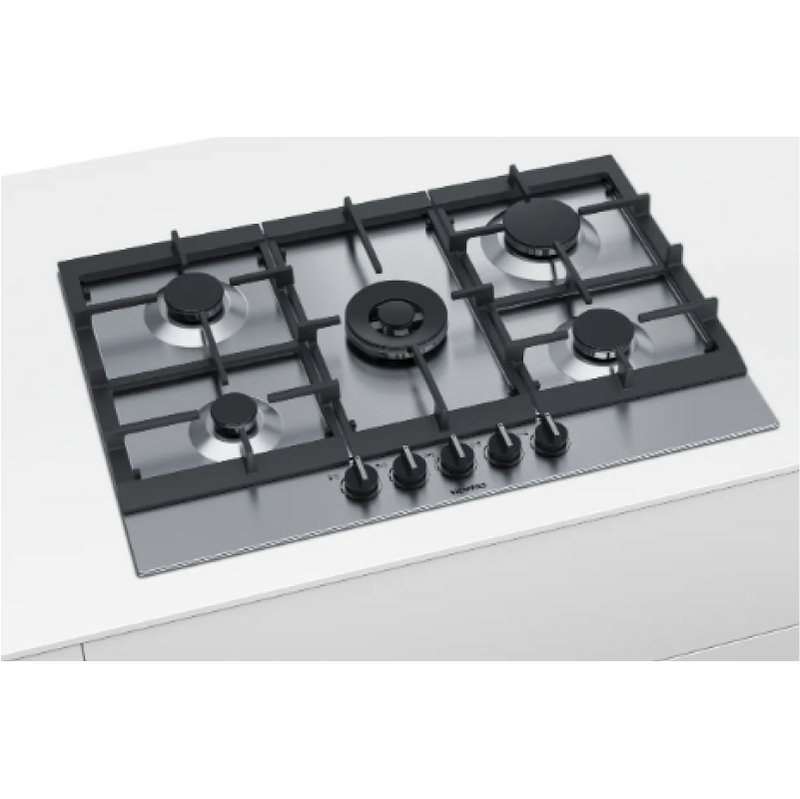 Siemens EC7A5RB90 - Stainless steel 5 Zone Gas Hob