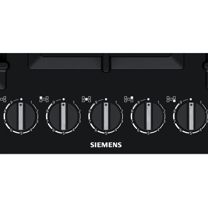 Siemens EP7A6QB90 - Black 5 Zone Gas Hob