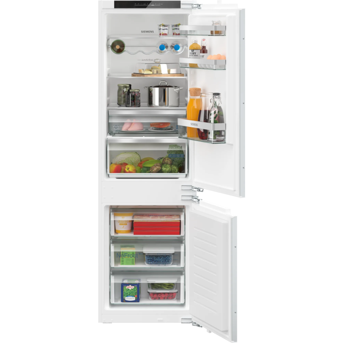 Siemens KI86NHFE0 - Stainless Steel 54.1cm Integrated Fridge Freezer - 172cm Tall - E Energy Rating