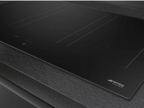 Smeg SIM3864D - Black 80cm Induction Hob - 6 Zones