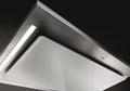 Faber Skypad 2.0 X/WH F120 - Stainless Steel / Glass 120cm Wide Ceiling Integrated Extractor - 850m3/h Max Extraction - LED Lighting