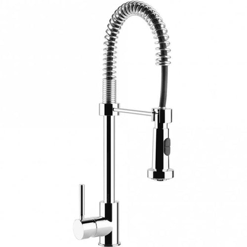 Smeg MID9CR - Chrome Single Lever Kitchen Sink Mixer Tap - Pull-out Spray