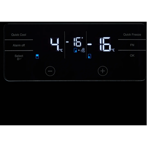 Smeg FQ60NDF - Black Frost Free Fridge Freezer - F energy - Display